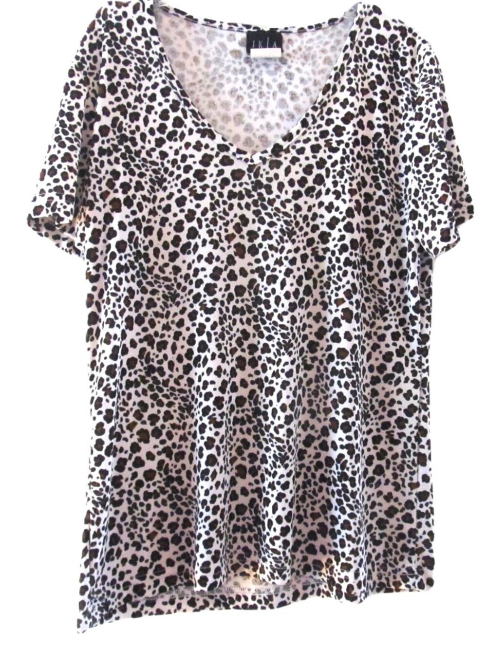 California Jkla Top V- Neck Stretch short sleeves size M